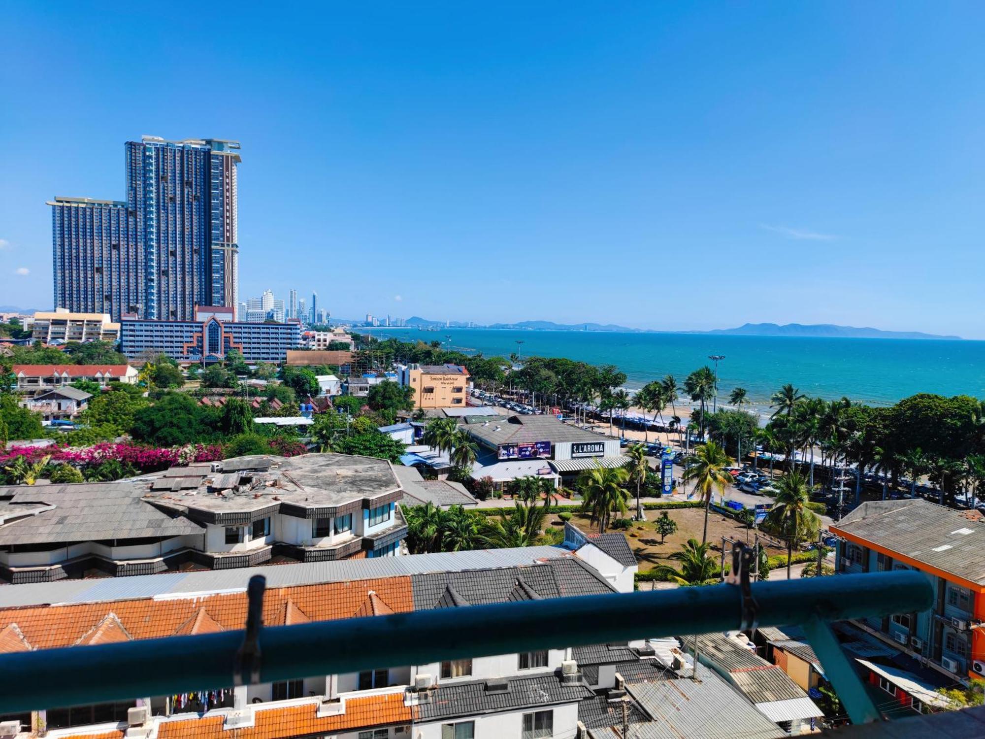 Thiantong Ocean View Seaside Condo 30M To Praia de Jomtien Exterior foto